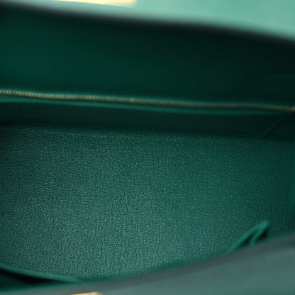 Hermes Epsom Kelly Sellier 25 Vert Vertigo 5 of 11