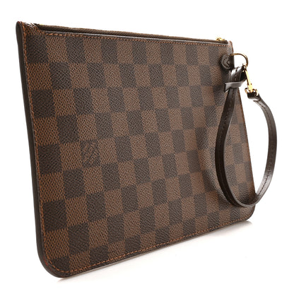 Louis Vuitton Damier Ebene Neverfull MM GM Pochette 3 of 10