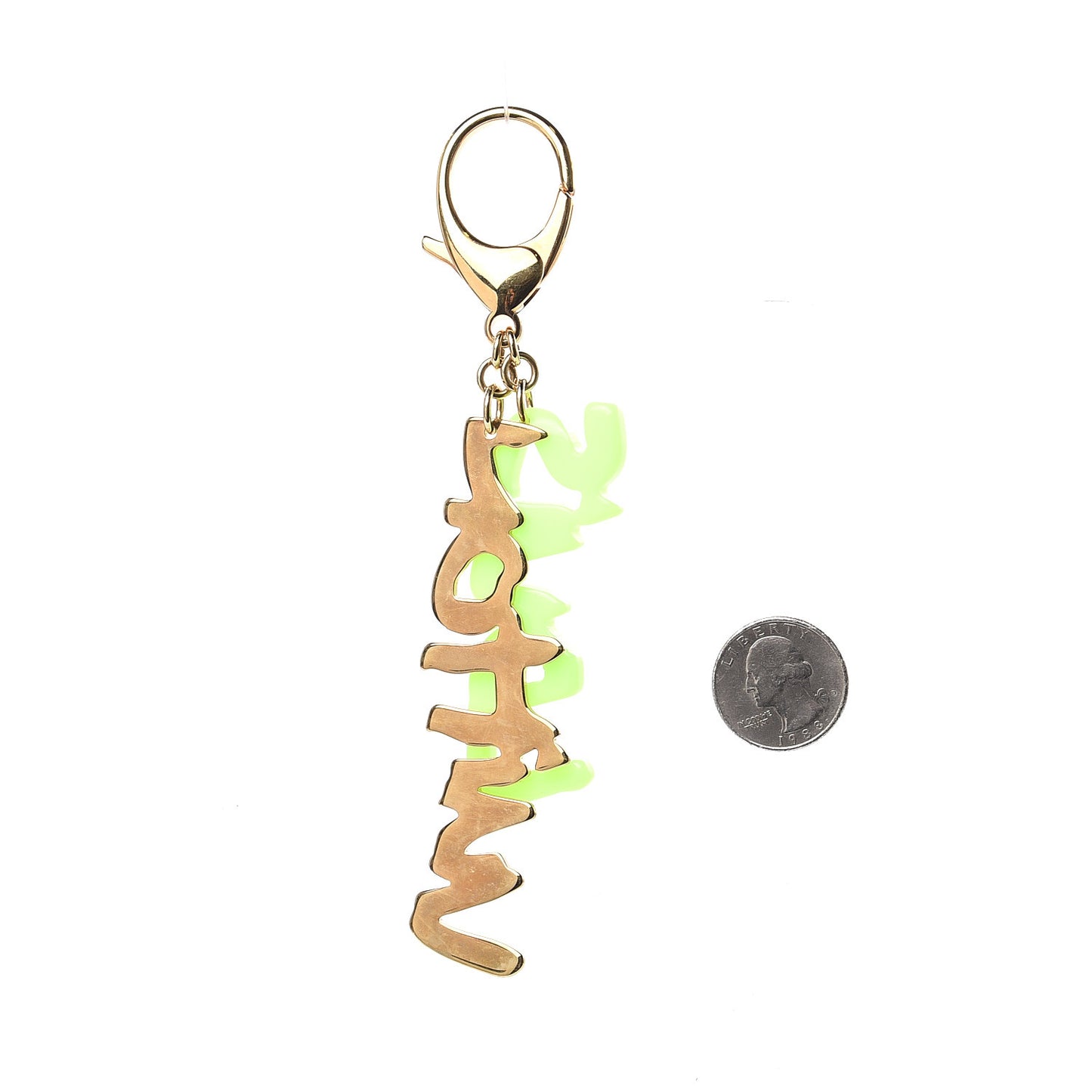 Graffiti Bag Charm Green