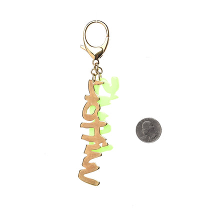Louis Vuitton Graffiti Bag Charm Green 2 of 4