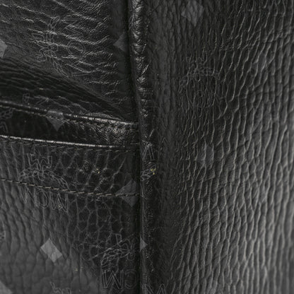 MCM Visetos Medium Stark Logo Stripe Backpack Black 13 of 13