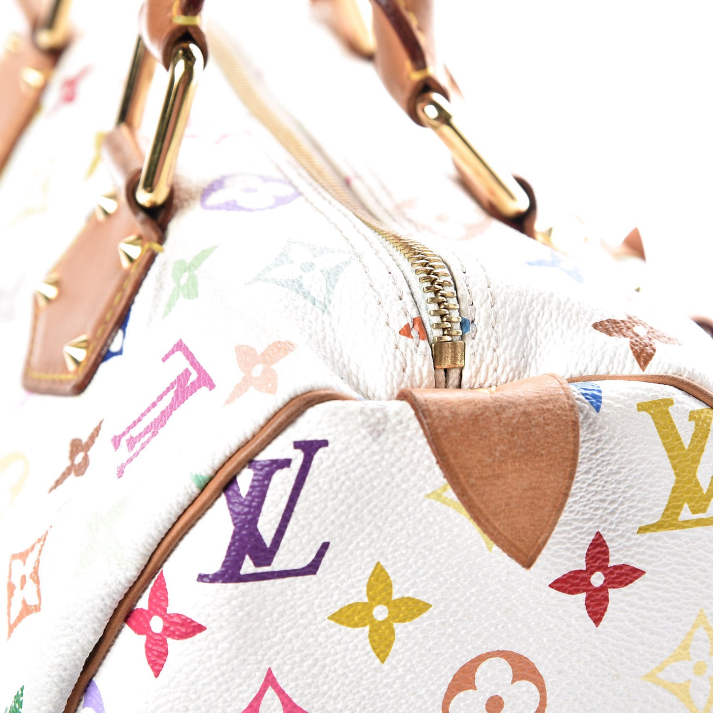 Monogram Multicolor Speedy 30 White
