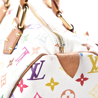 Louis Vuitton Monogram Multicolor Speedy 30 White 23 of 26