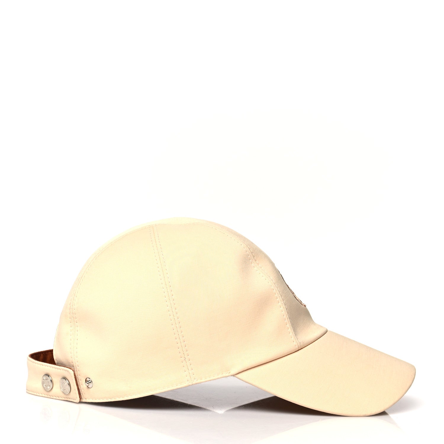 Hermes Cotton Davis H Primavera Hat 56 Blanc Creme 4 of 8