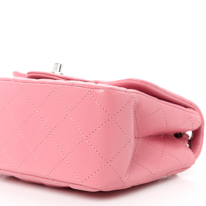 Chanel Lambskin Quilted Mini Square Flap Pink 11 of 11