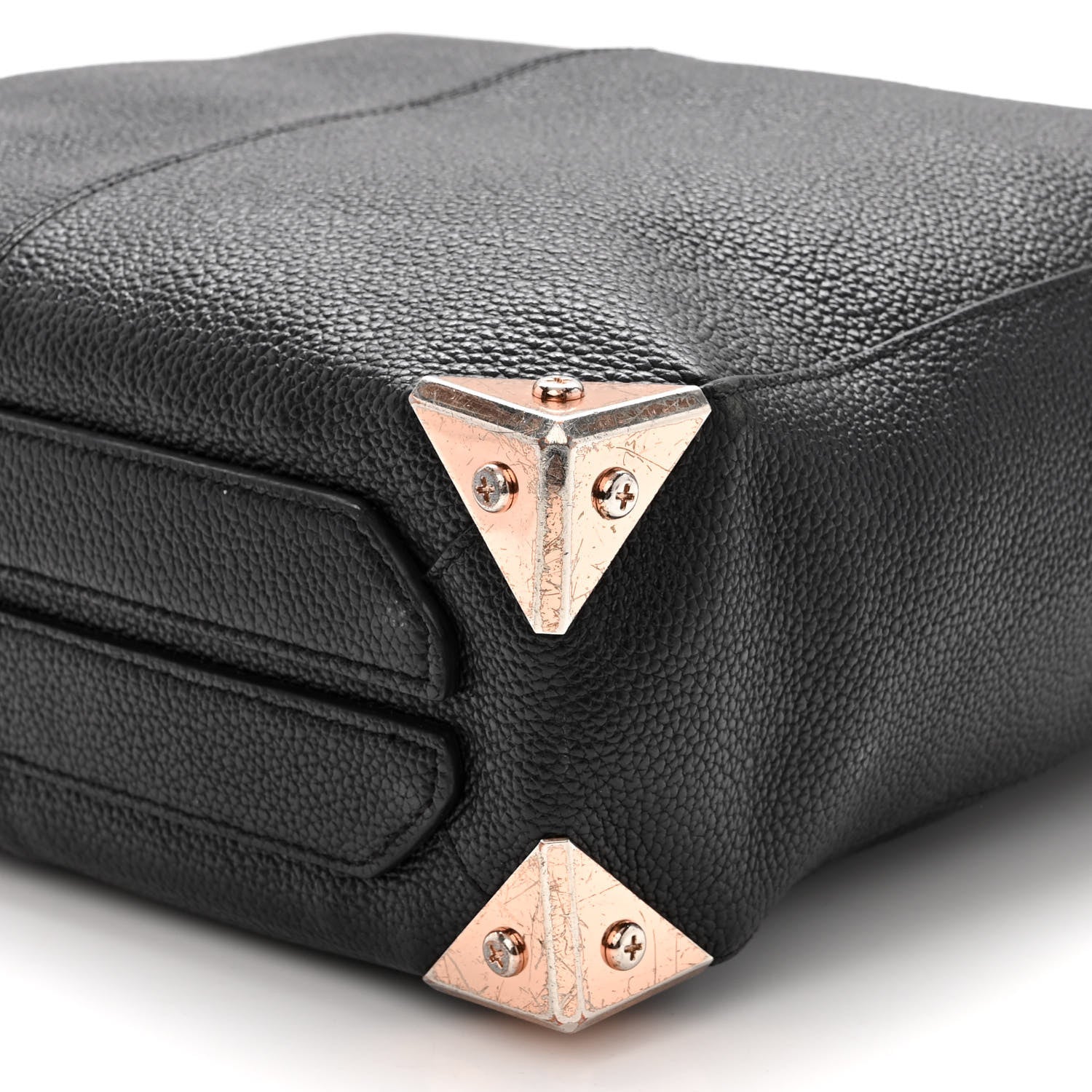 Alexander Wang Pebbled Calfskin Large Prisma Skeletal Tote Black Rose Gold Hardware 15 of 15