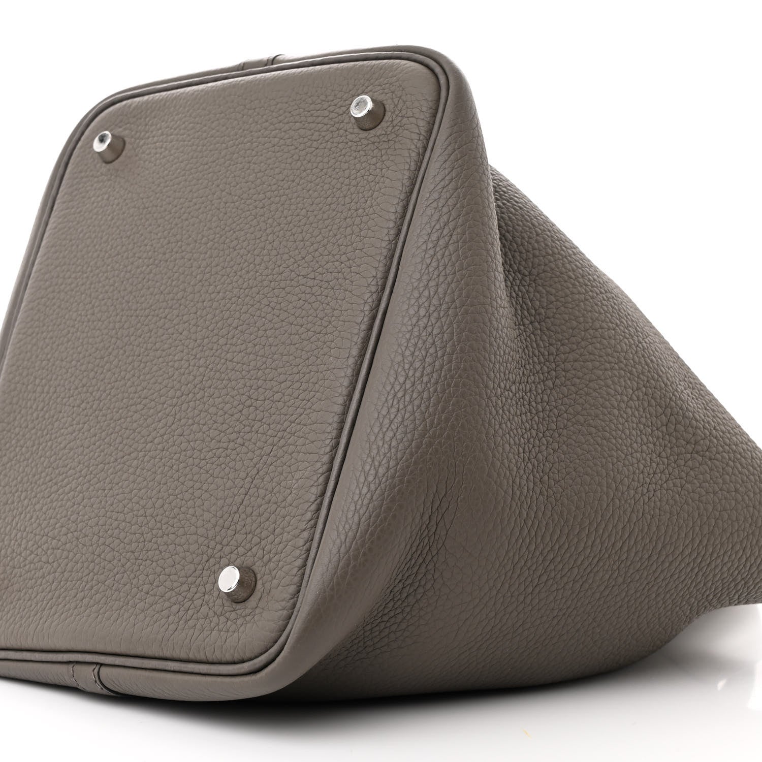 Hermes Taurillon Clemence Picotin Lock 22 MM Etain 10 of 10
