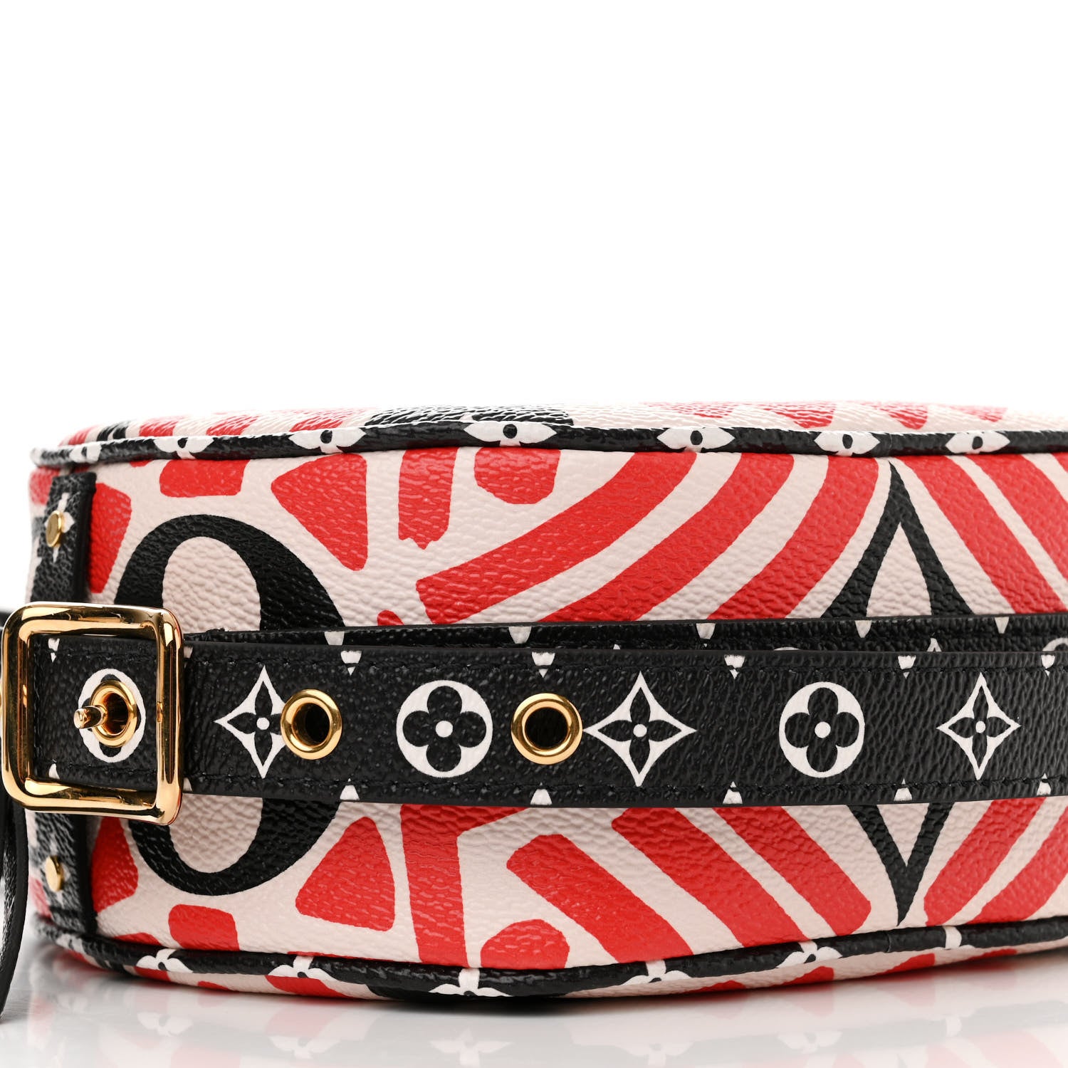 Louis Vuitton Monogram Giant Crafty Boite Chapeau Souple PM Creme Rouge Black 8 of 9