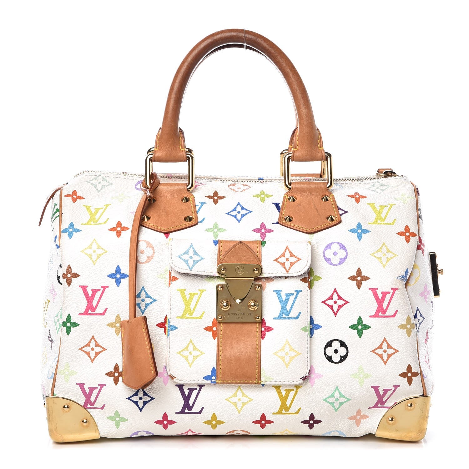 Louis Vuitton Monogram Multicolor Speedy 30 White 1 of 11