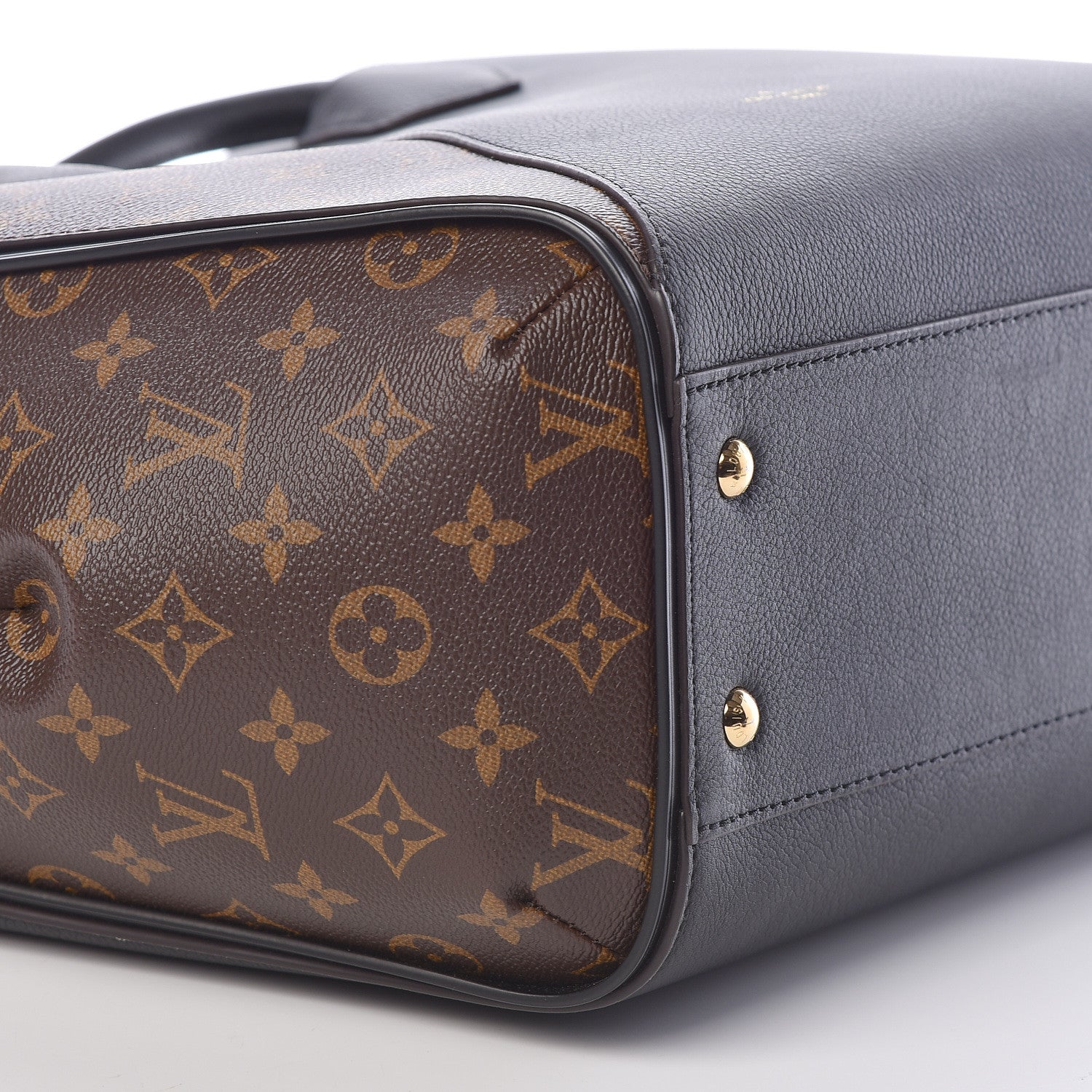 Louis Vuitton Calfskin Monogram Kimono Tote Black 5 of 8