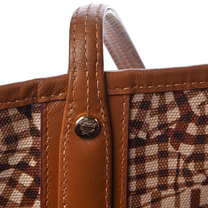 MCM Visetos Medium Liz Reversible Shopper Tote Cognac 19 of 22