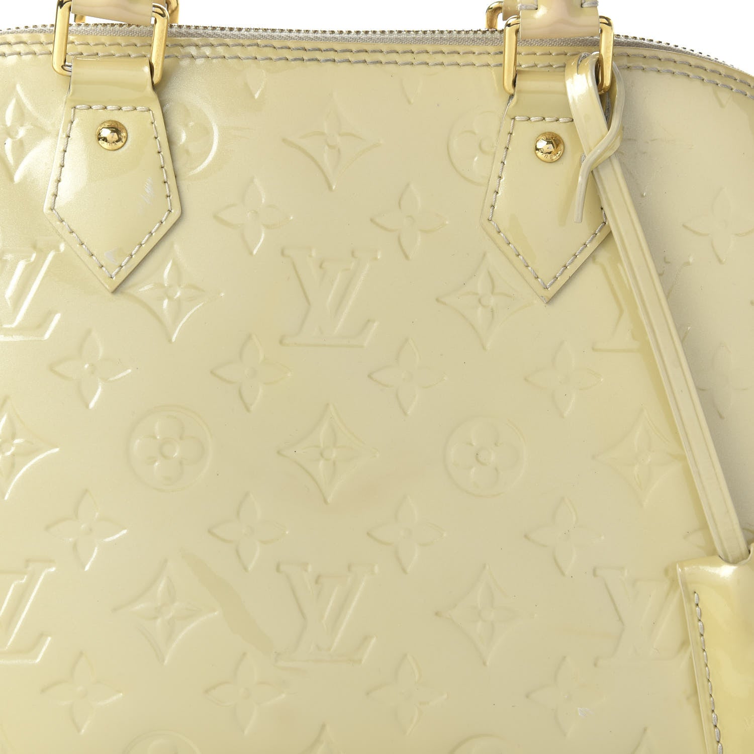 Louis Vuitton Vernis Alma PM Blanc Corail 9 of 14