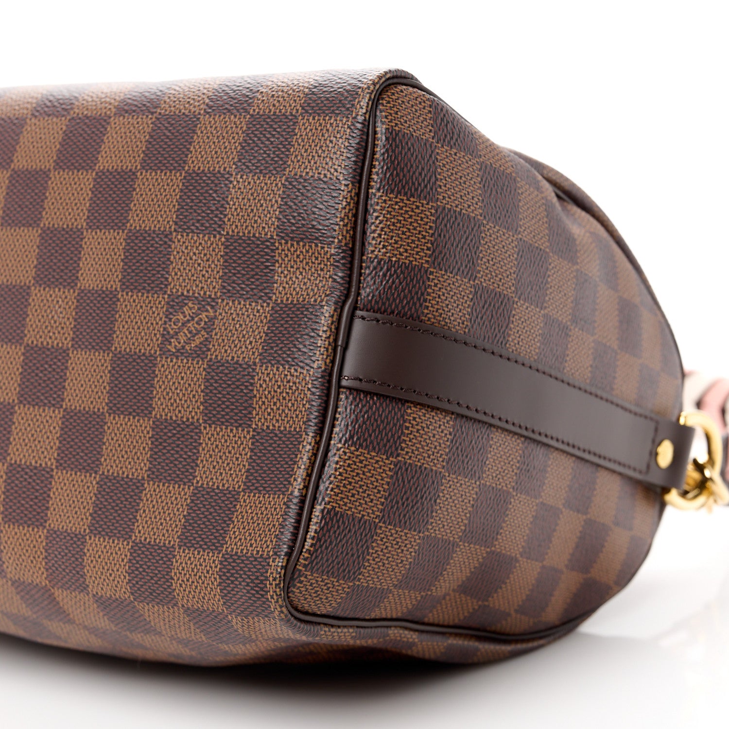 Louis Vuitton Damier Ebene Braided Speedy Bandouliere 25 Pink 11 of 12