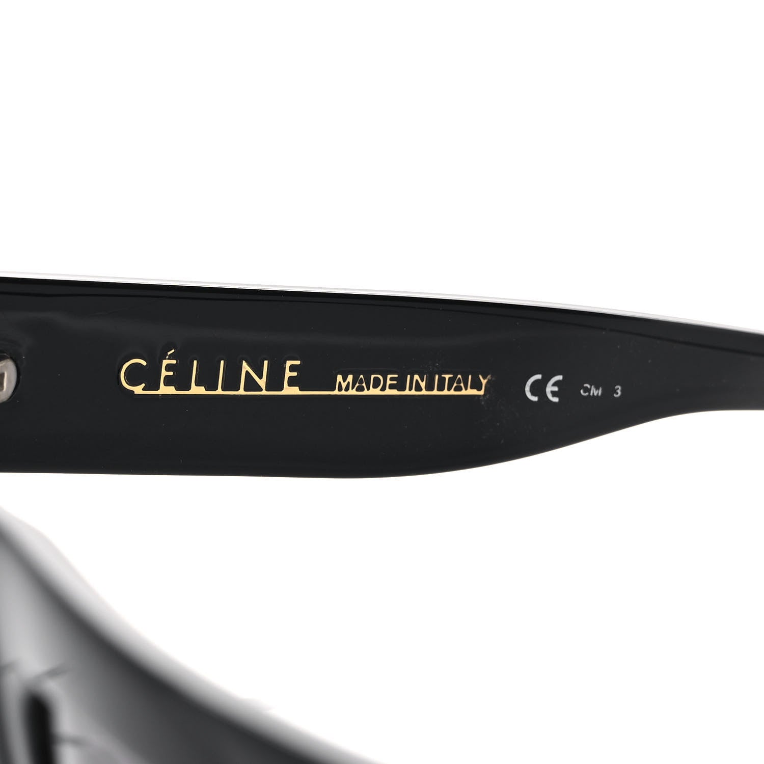 Celine Polarized ZZ Top Sunglasses CL 41756 Black 6 of 7