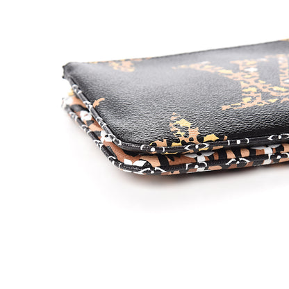 Louis Vuitton Monogram Giant Jungle Pochette Double Zip Black 8 of 10