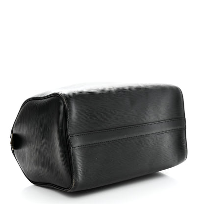 Louis Vuitton Epi Speedy 25 Black 4 of 20