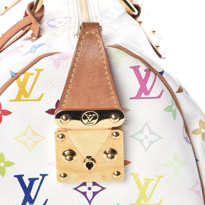 Louis Vuitton Monogram Multicolor Speedy 30 White 24 of 26
