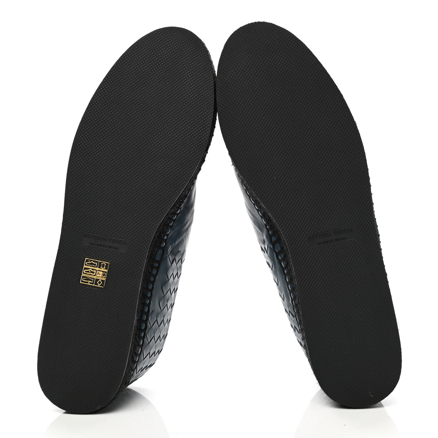 Nappa Intrecciato Mens Slip On Espadrilles 45 Denim