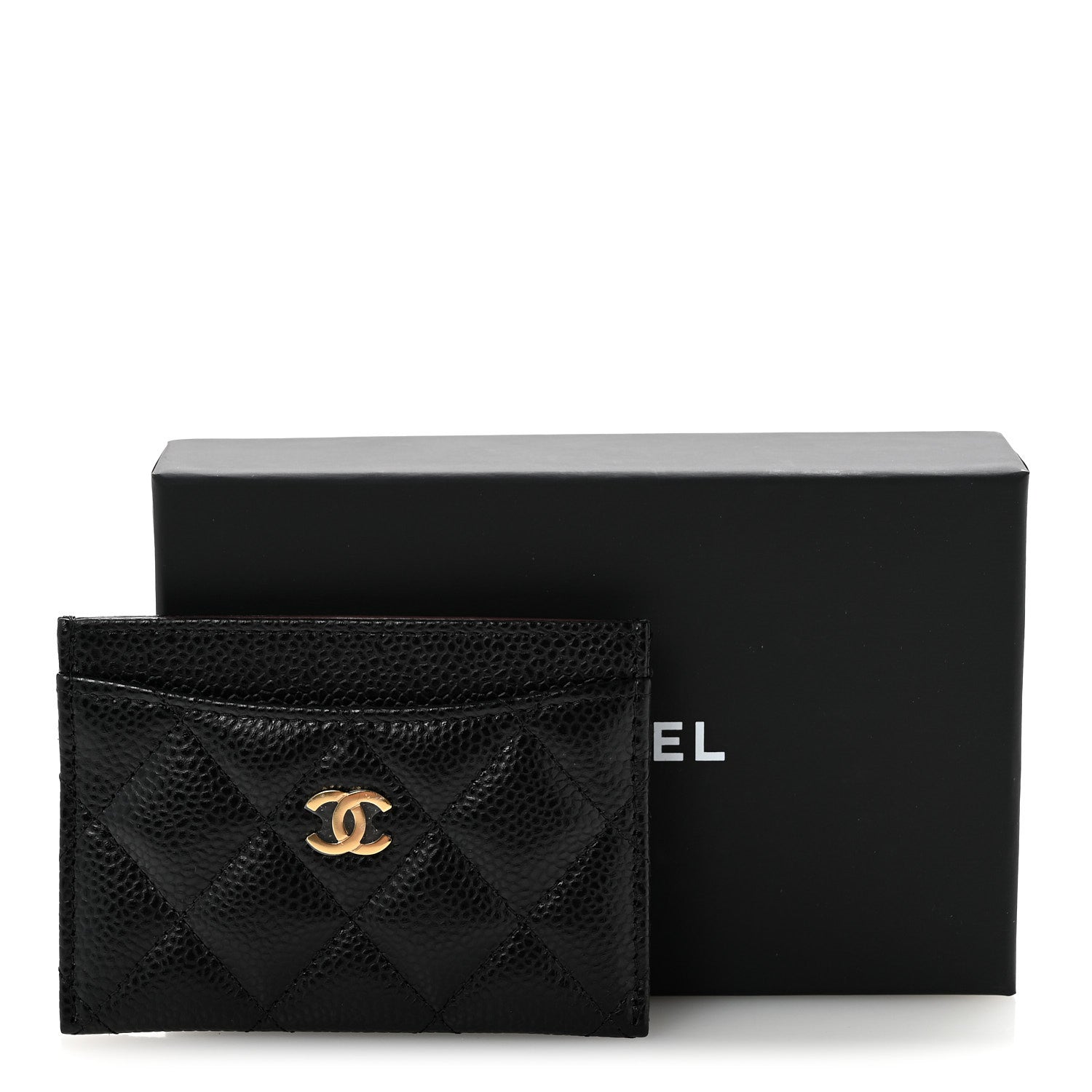 Chanel Caviar Quilted Card Holder Black 9 of 9