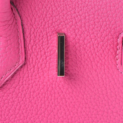 Hermes Togo Birkin 30 Rose Pourpre 17 of 32