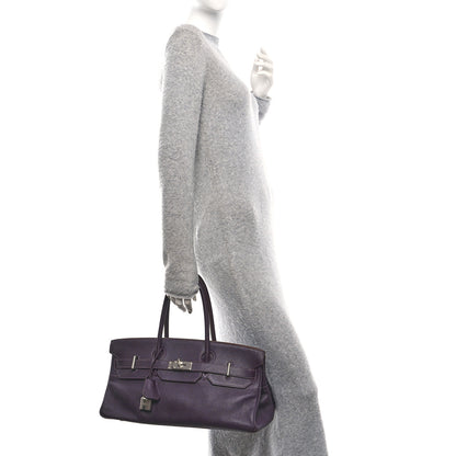 Hermes Taurillon Clemence JPG Birkin 42 Raisin 2 of 10