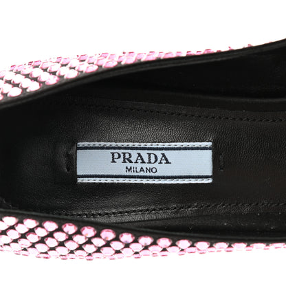 Prada Satin Crystal 85mm Pumps 37 Rosa 7 of 8