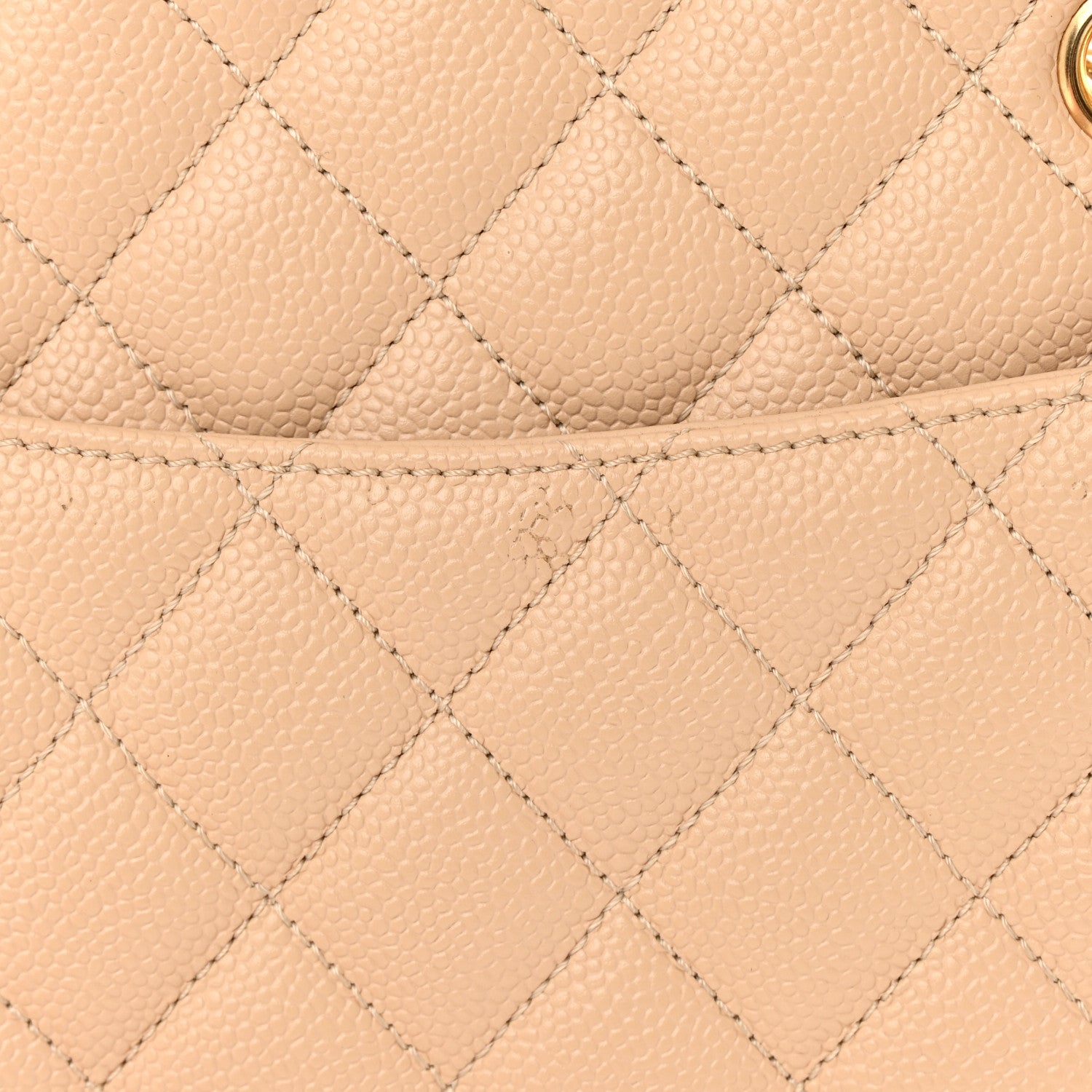 Chanel Caviar Quilted Grand Shopping Tote GST Beige Clair 15 of 17