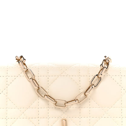 Christian Dior Lambskin Cannage Dior Talk Phone Pouch Latte 9 of 12