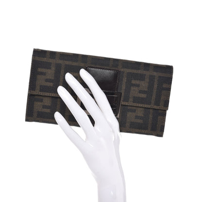 Fendi Zucca Continental Wallet Brown 2 of 8