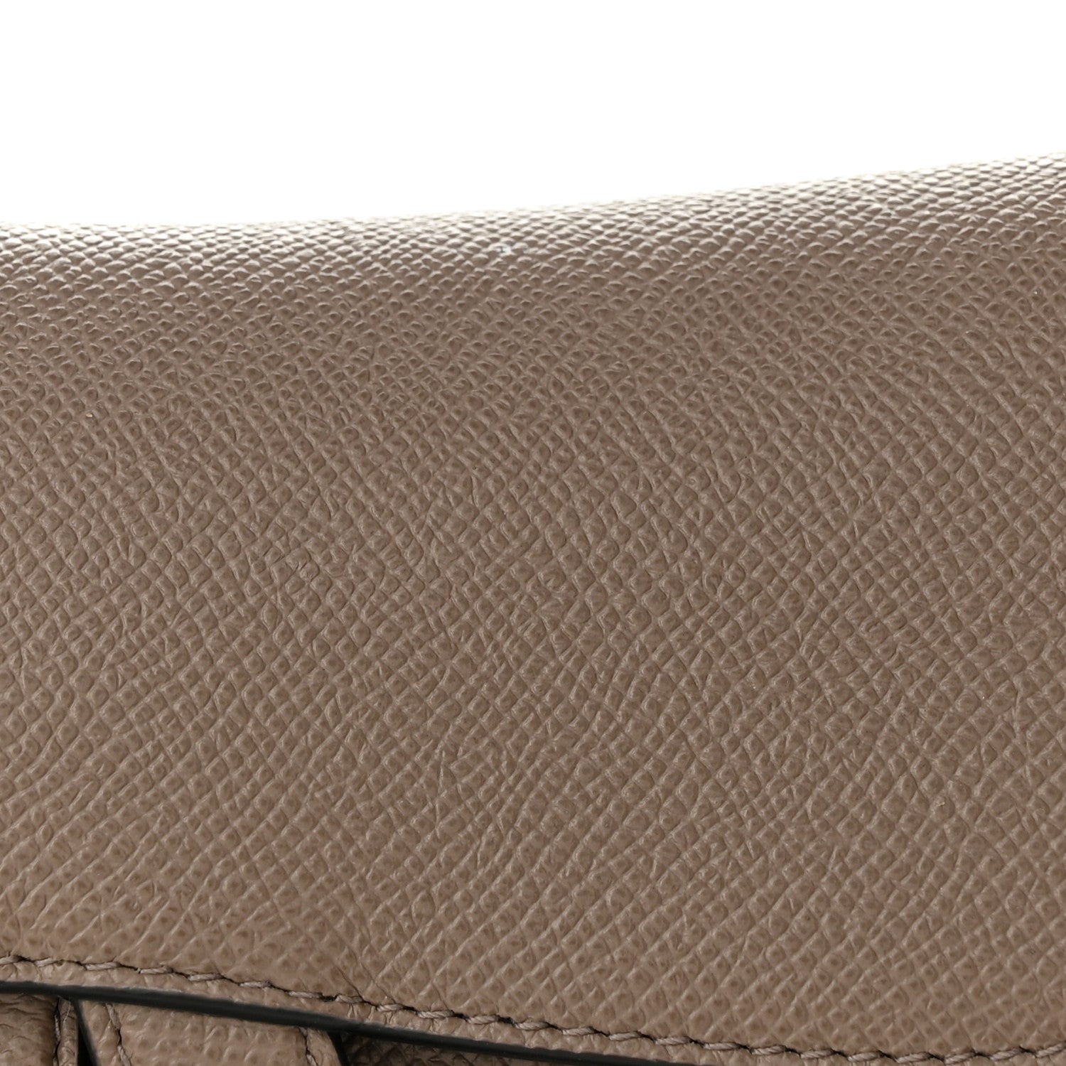 Christian Dior Grained Calfskin Saddle Bag Warm Taupe 11 of 12