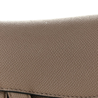 Christian Dior Grained Calfskin Saddle Bag Warm Taupe 11 of 12