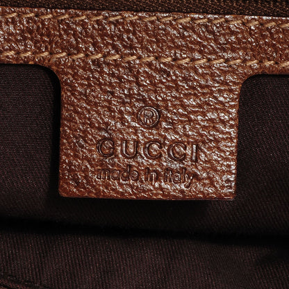 Gucci Monogram Pelham Studded Shoulder Bag Brown 7 of 8