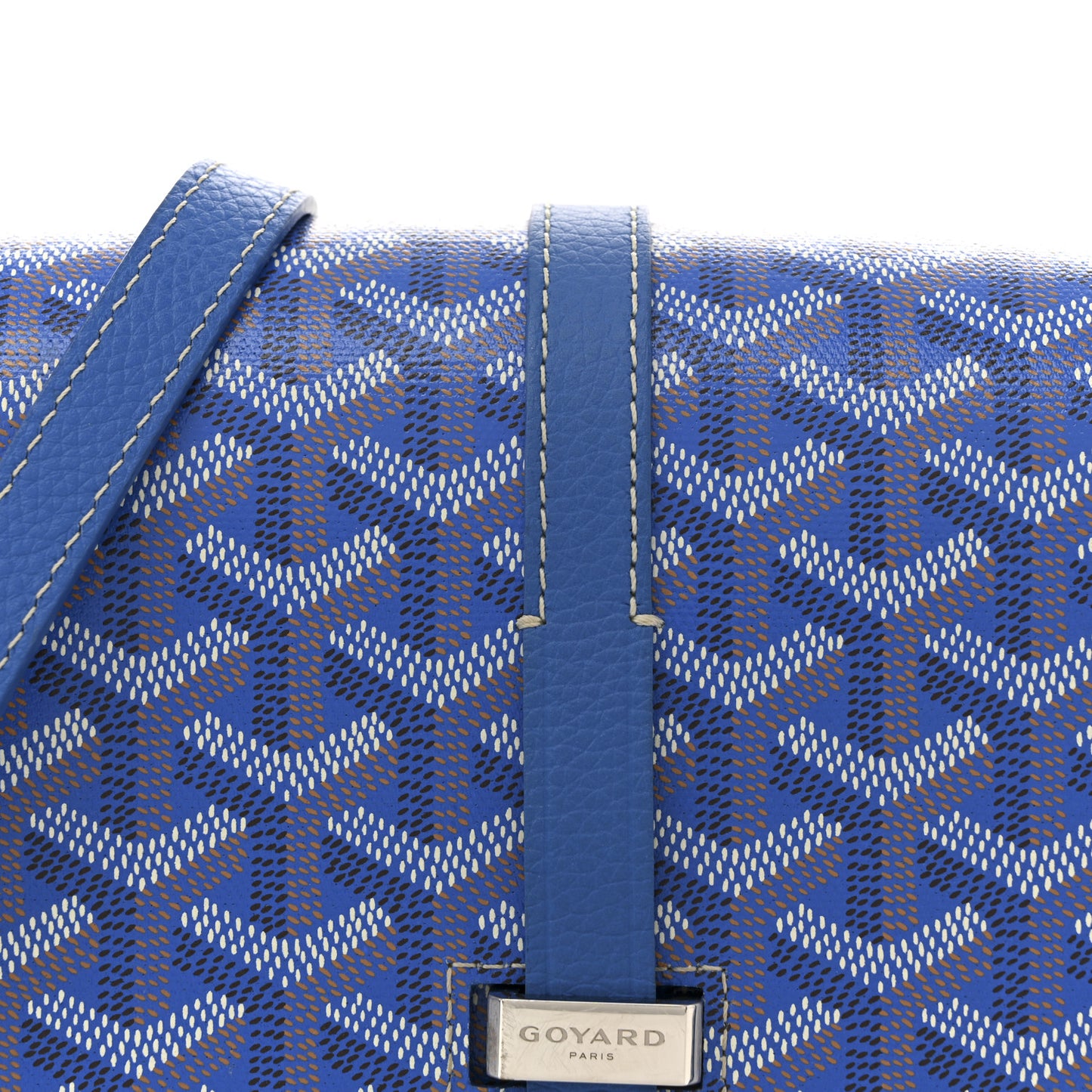 Goyardine Belvedere II PM Messenger Bag Sky Blue