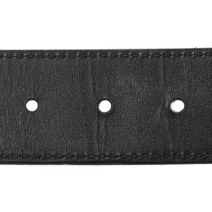 Louis Vuitton Damier Graphite LV Initiales 95 38 Belt 4 of 7