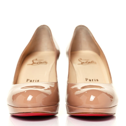 Christian Louboutin CHRISTIAN LOUBOUTIN Patent New Simple 85 Pumps 36.5 Nude 2 of 8
