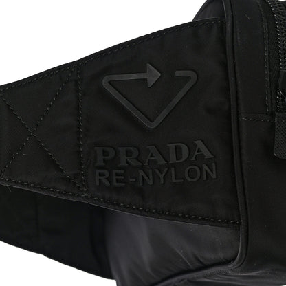 Prada Re-Nylon Saffiano Convertible Belt Bag Black 8 of 11
