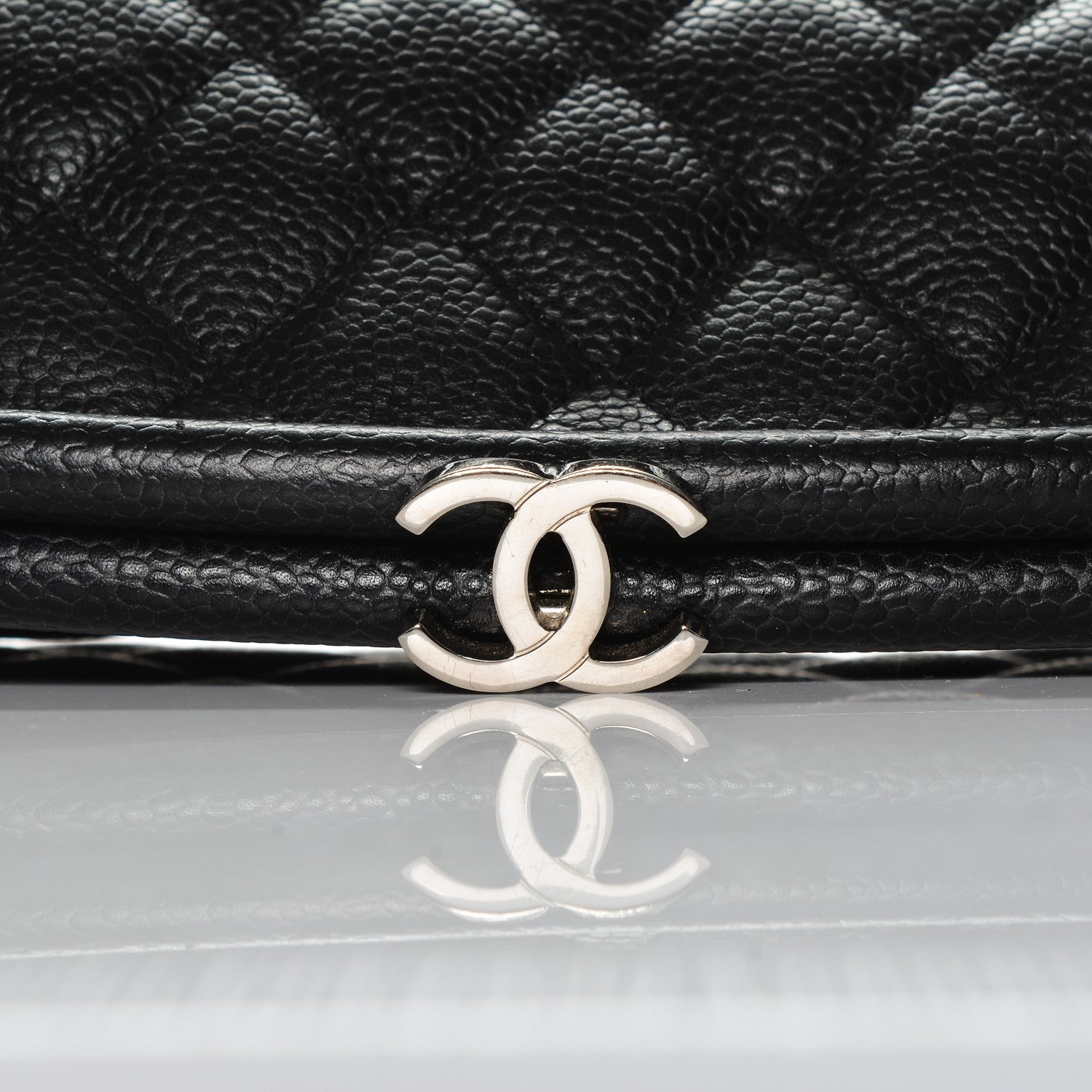 Chanel Caviar Quilted Timeless Clutch Black 8 of 8