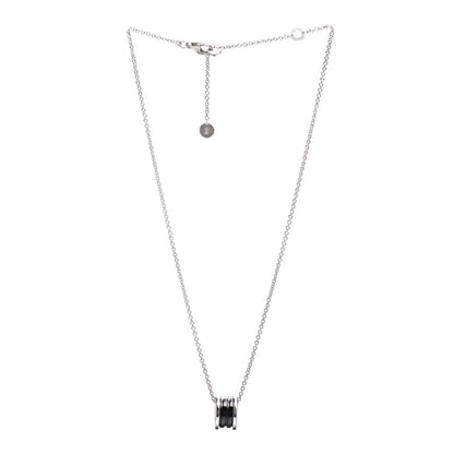 Bulgari Sterling Silver Ceramic Save The Children Pendant Necklace 2 of 3