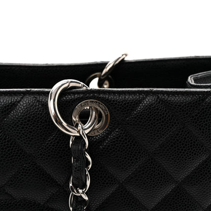Chanel Caviar Quilted XL Grand Shopping Tote GST Black 13 of 16