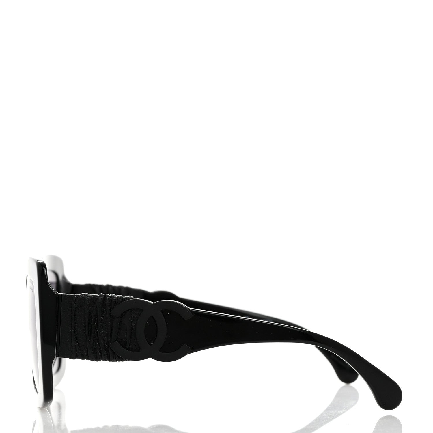 Chanel Acetate Calfskin Square Sunglasses 5474-Q-A Black 3 of 8