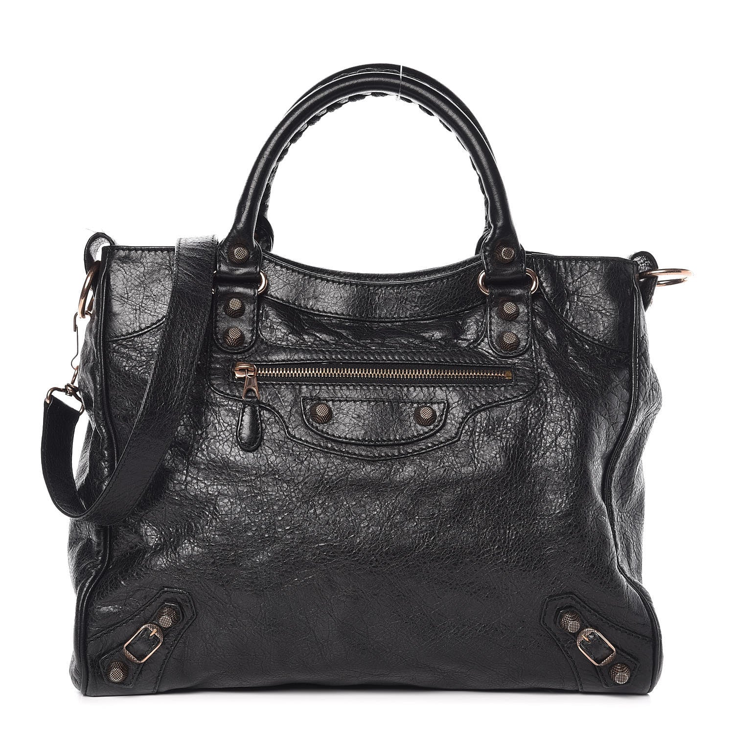 Balenciaga Agneau Giant 12 Rose Gold Hardware Velo Black 1 of 12