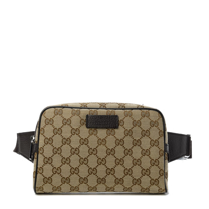 Gucci Monogram Belt Bag Dark Brown 1 of 10