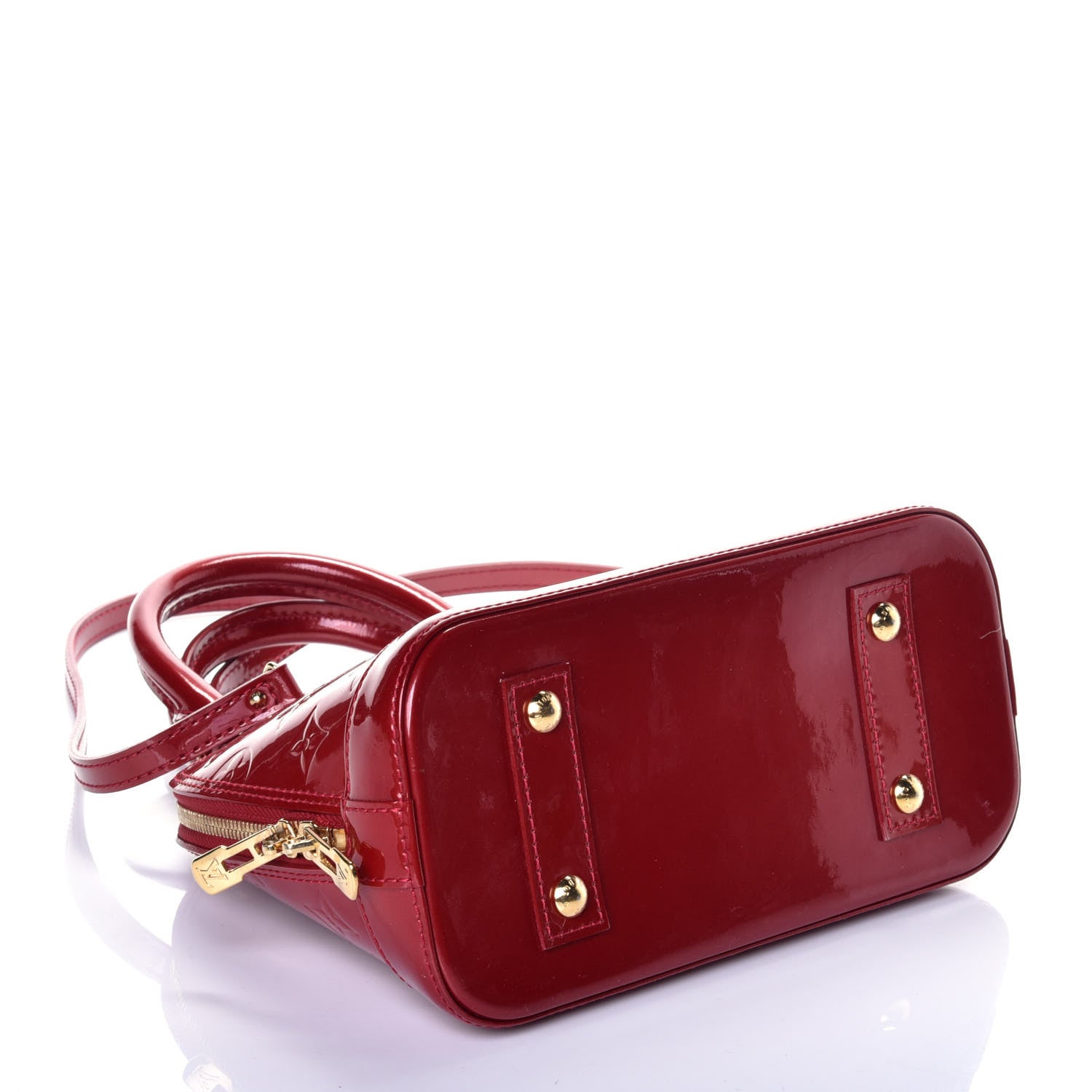 Louis Vuitton Vernis Alma BB Pomme D'Amour 5 of 9