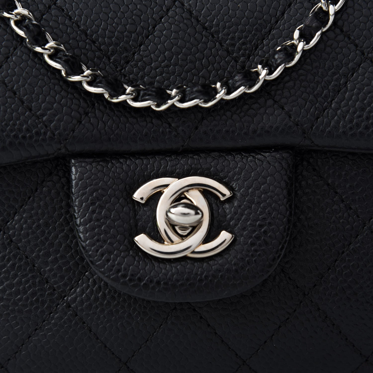 Chanel Caviar Quilted New Mini Flap Black 11 of 11