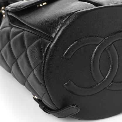 Chanel Caviar Quilted Pockets Backpack Black 7 of 8