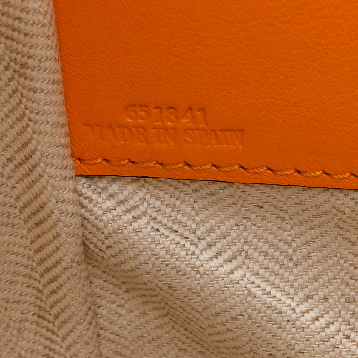 Loewe Calfskin Small Hammock Shoulder Bag Mandarin Yellow 7 of 10
