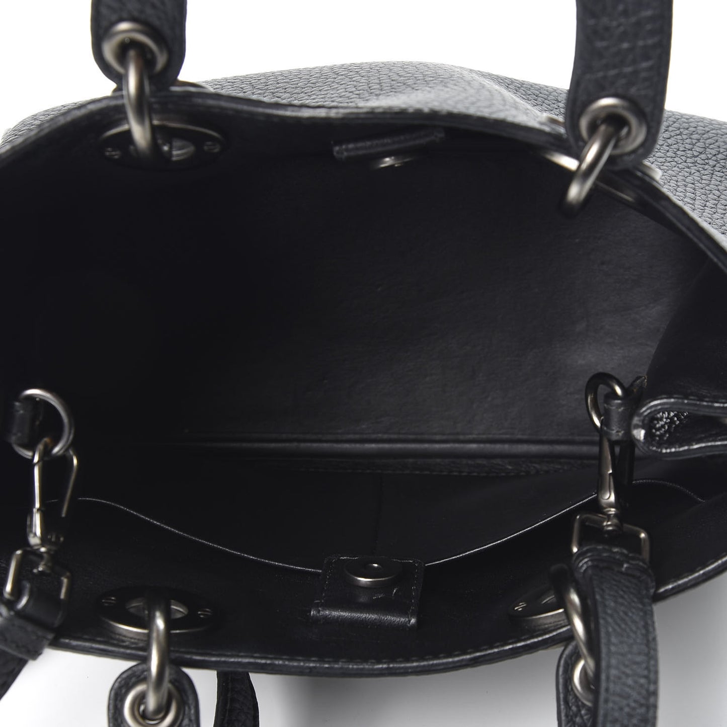 Bullcalf Small Diorissimo Tote Black