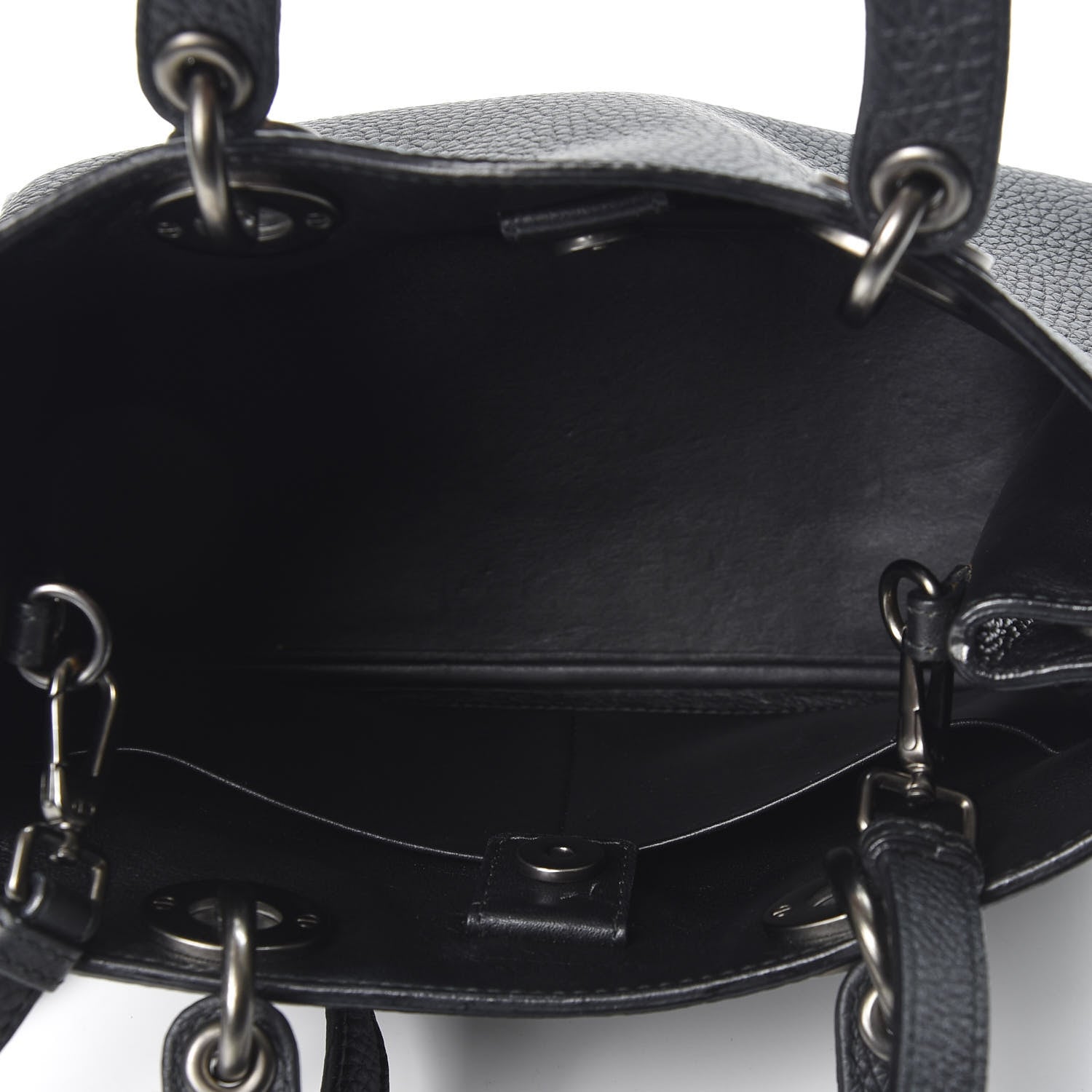 Christian Dior Bullcalf Small Diorissimo Tote Black 4 of 9