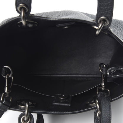Christian Dior Bullcalf Small Diorissimo Tote Black 4 of 9