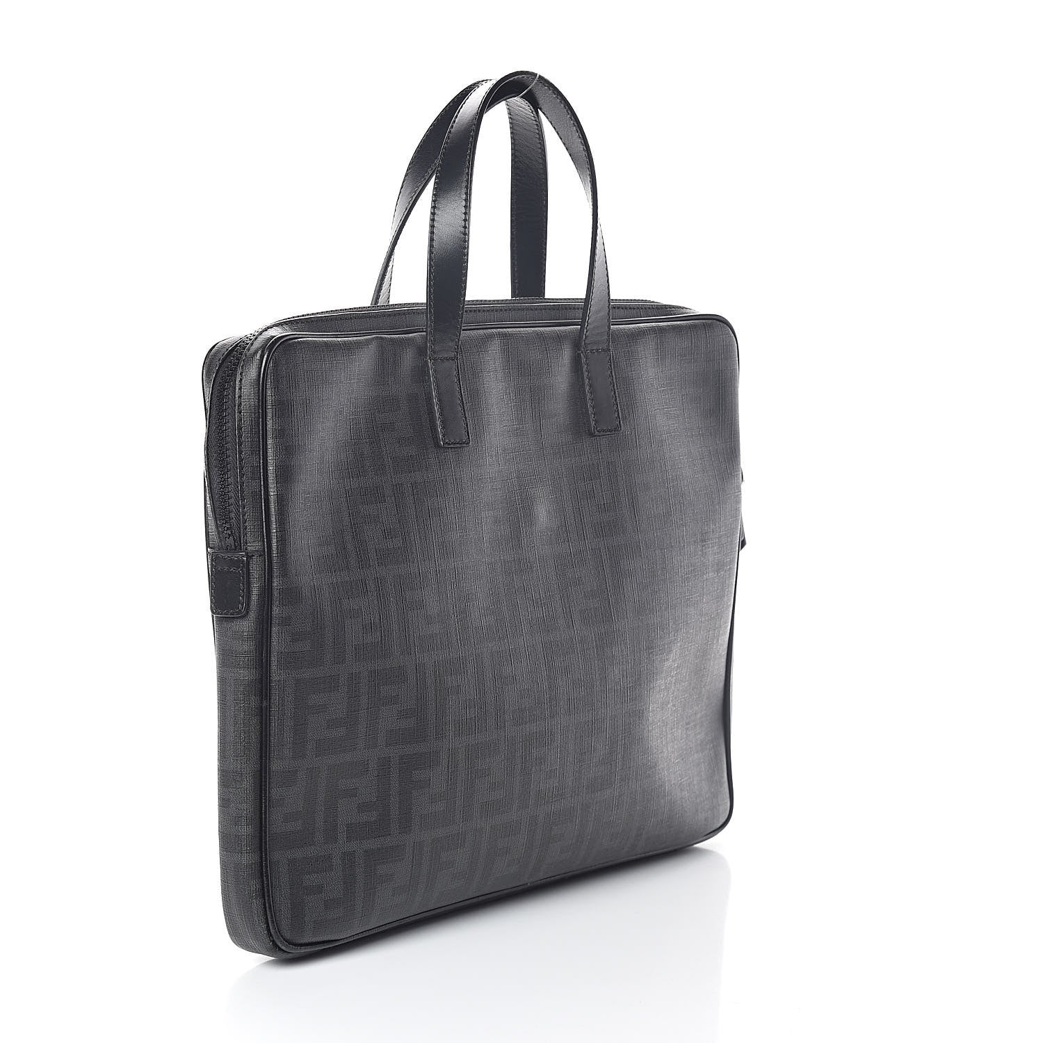 Fendi Zucca Spalmati Briefcase Black 3 of 9